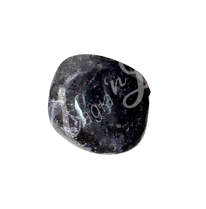 TUMBLED STONE IOLITE WITH BLACK MICA 20-30 MM
