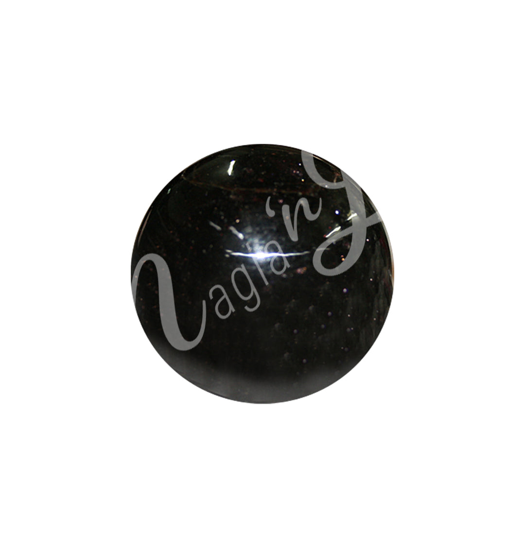A sphere made of Black Tourmaline.
