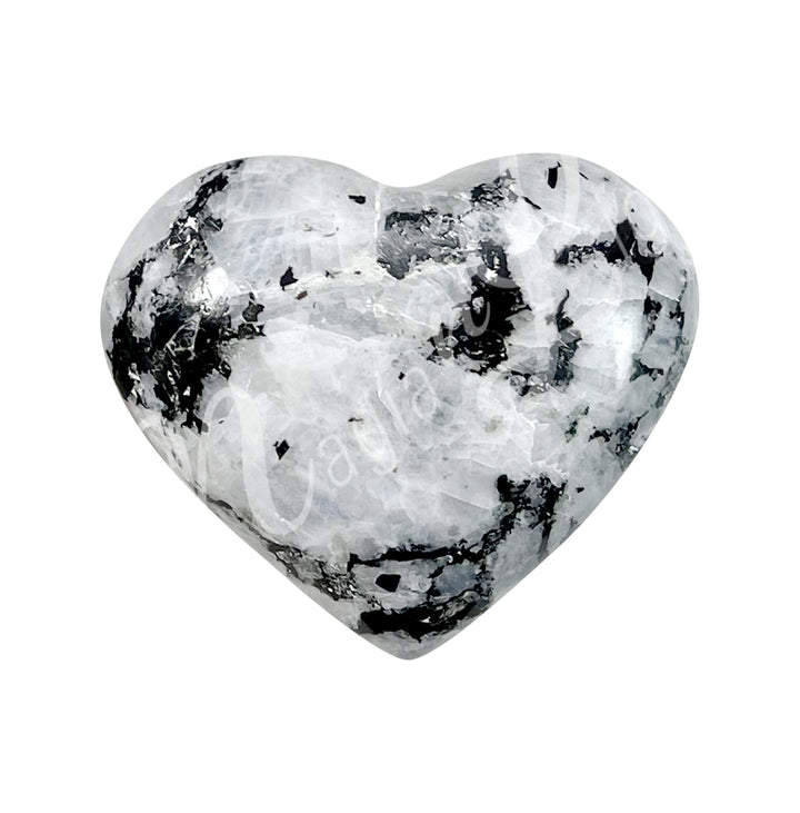 Heart Rainbow Moonstone 2-2.25″ X 1.5-2″