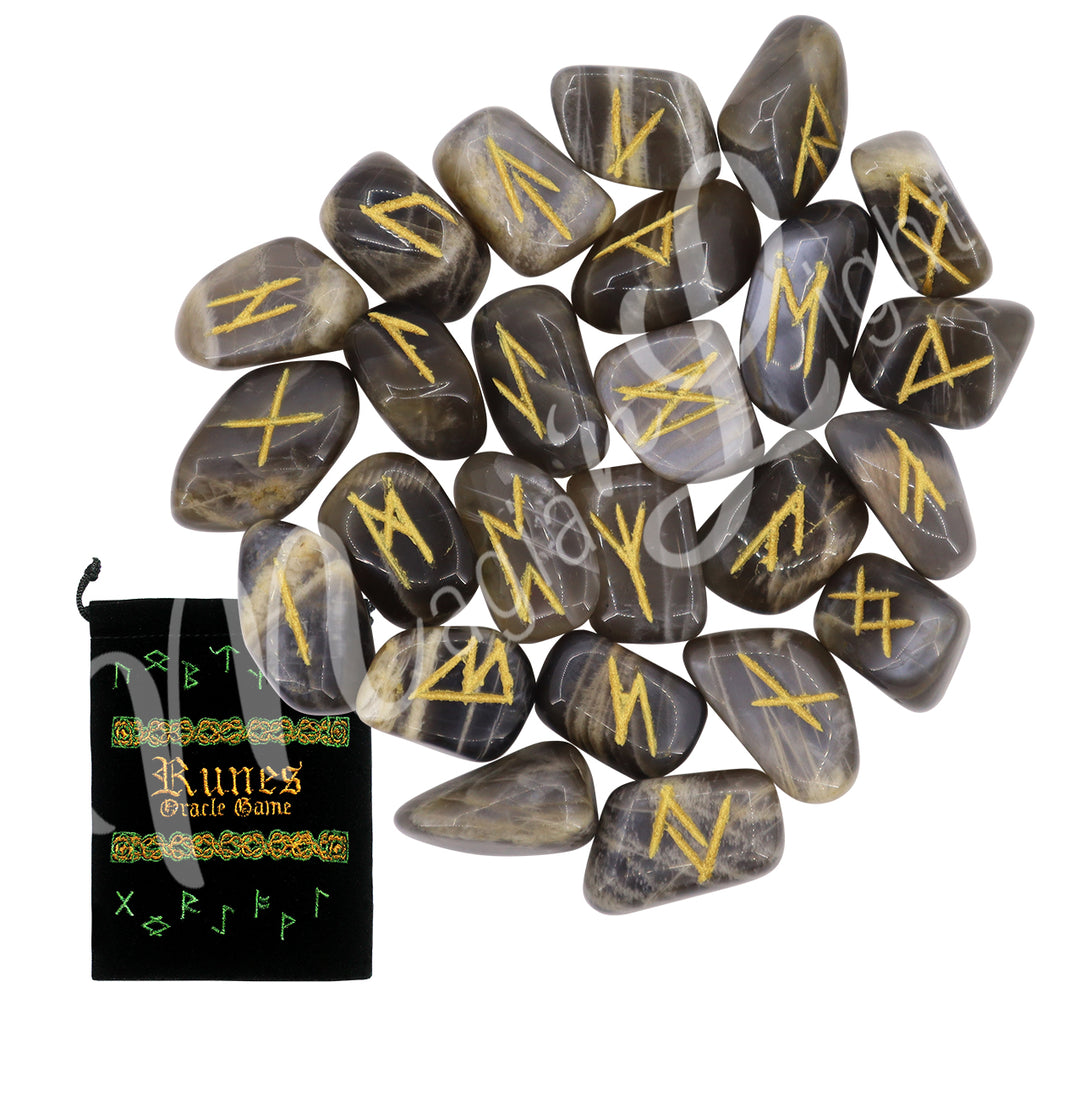 Rune Set Black Moonstone
