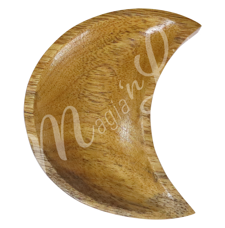 Bowl Teakwood Crescent Moon