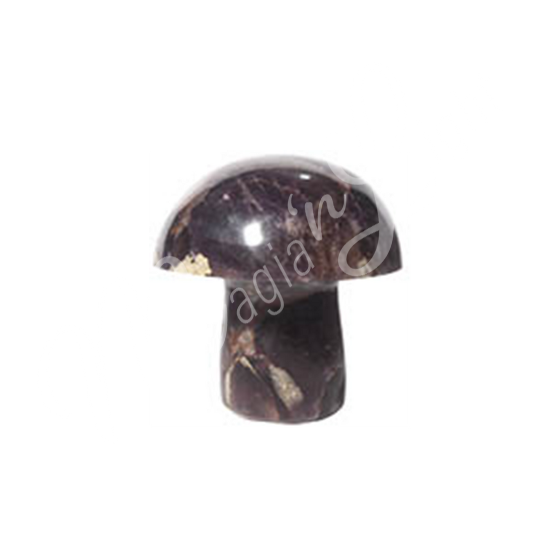 Massager Mushroom Chevron Amethyst