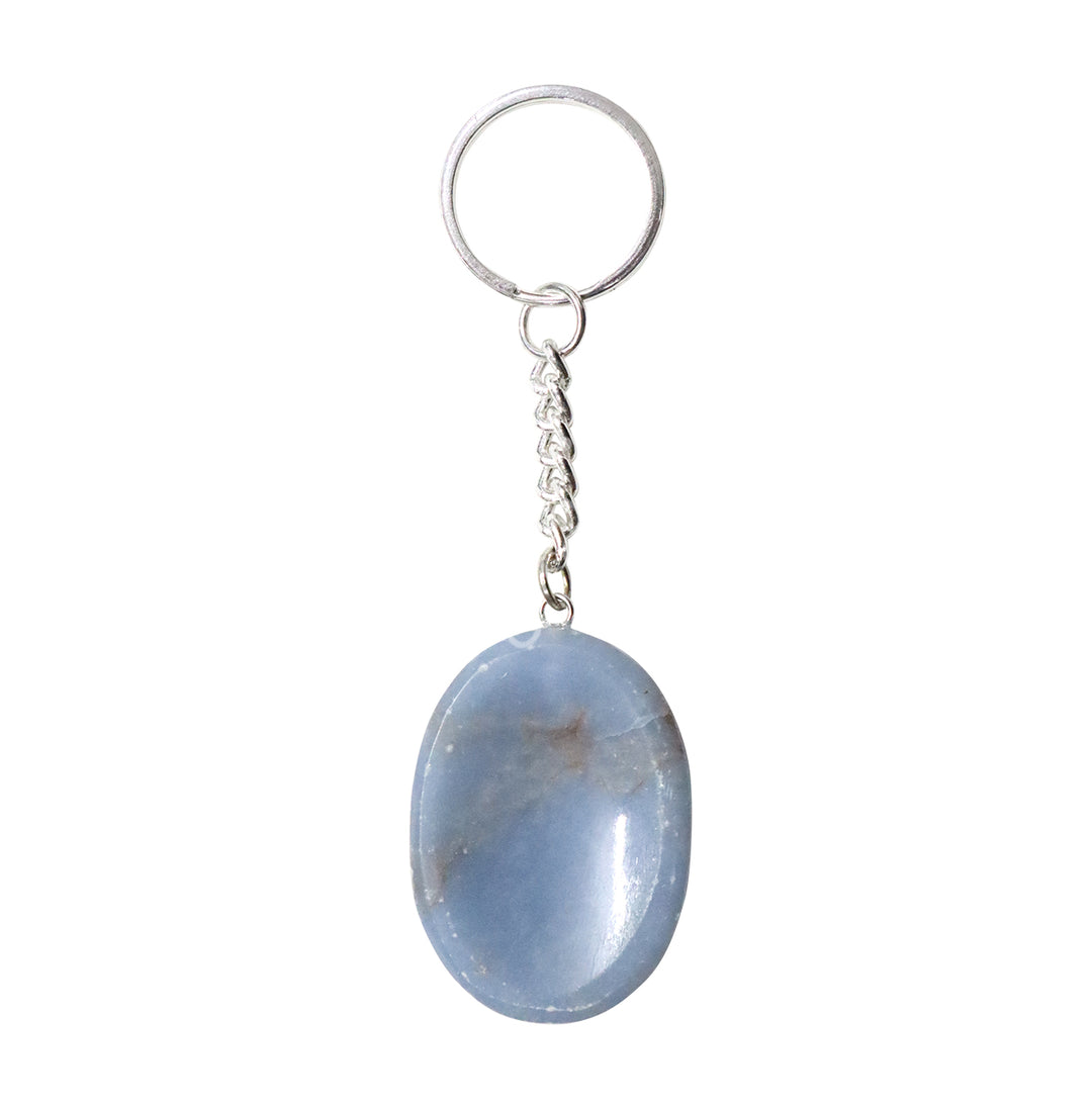 Llavero de piedra de preocupación de Angelita 3,5"L