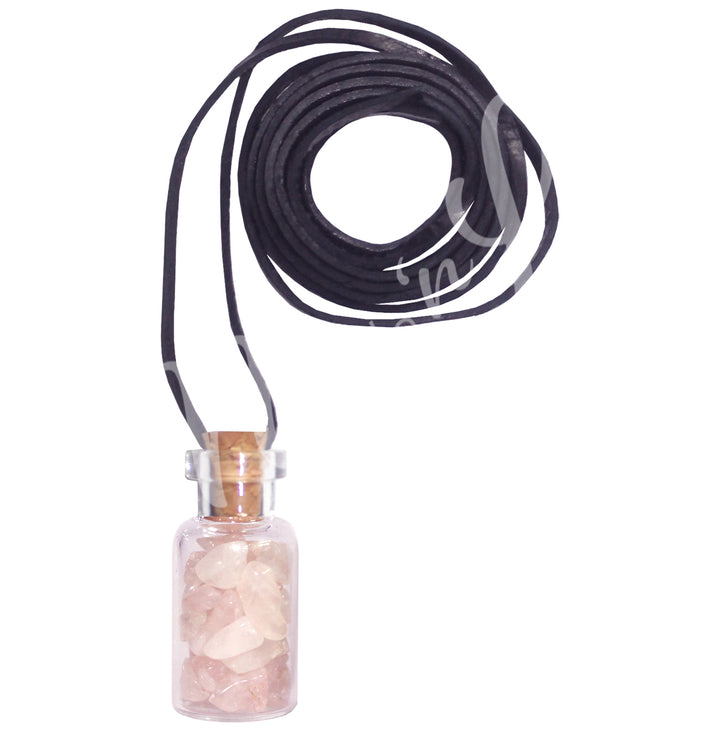 Collar de Chips de Piedras en botella 1.5"