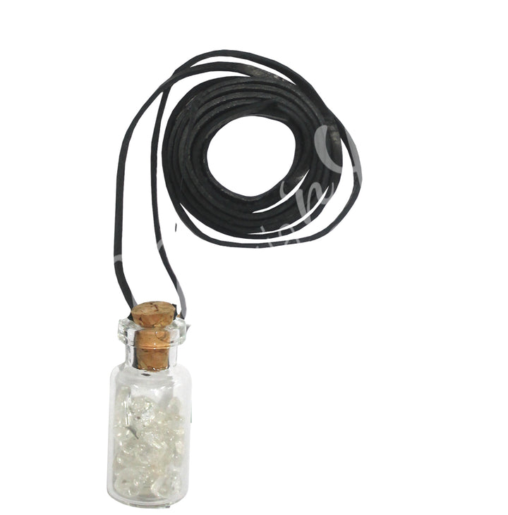 Collar de Chips de Piedras en botella 1.5"