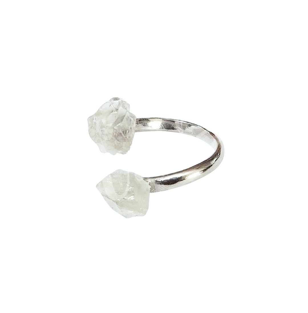 Anillo Ajustable de Prasiolita