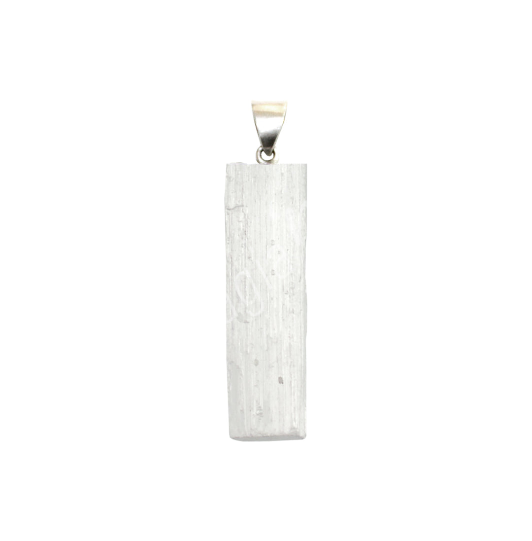 Pendant Natural Selenite 1.25″
