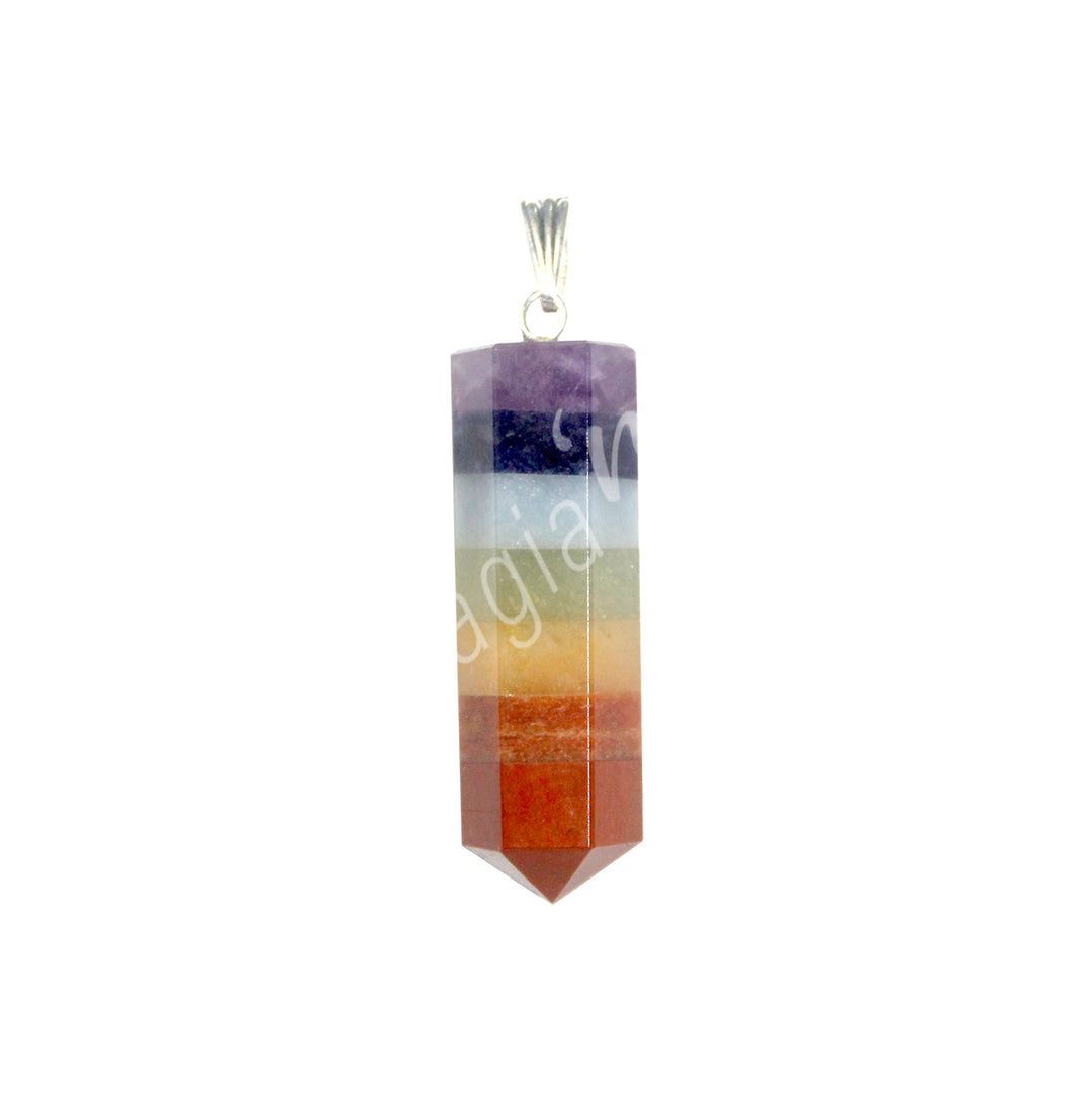 Colgante Punto Lápiz Chakra 7 Capas 1,5″