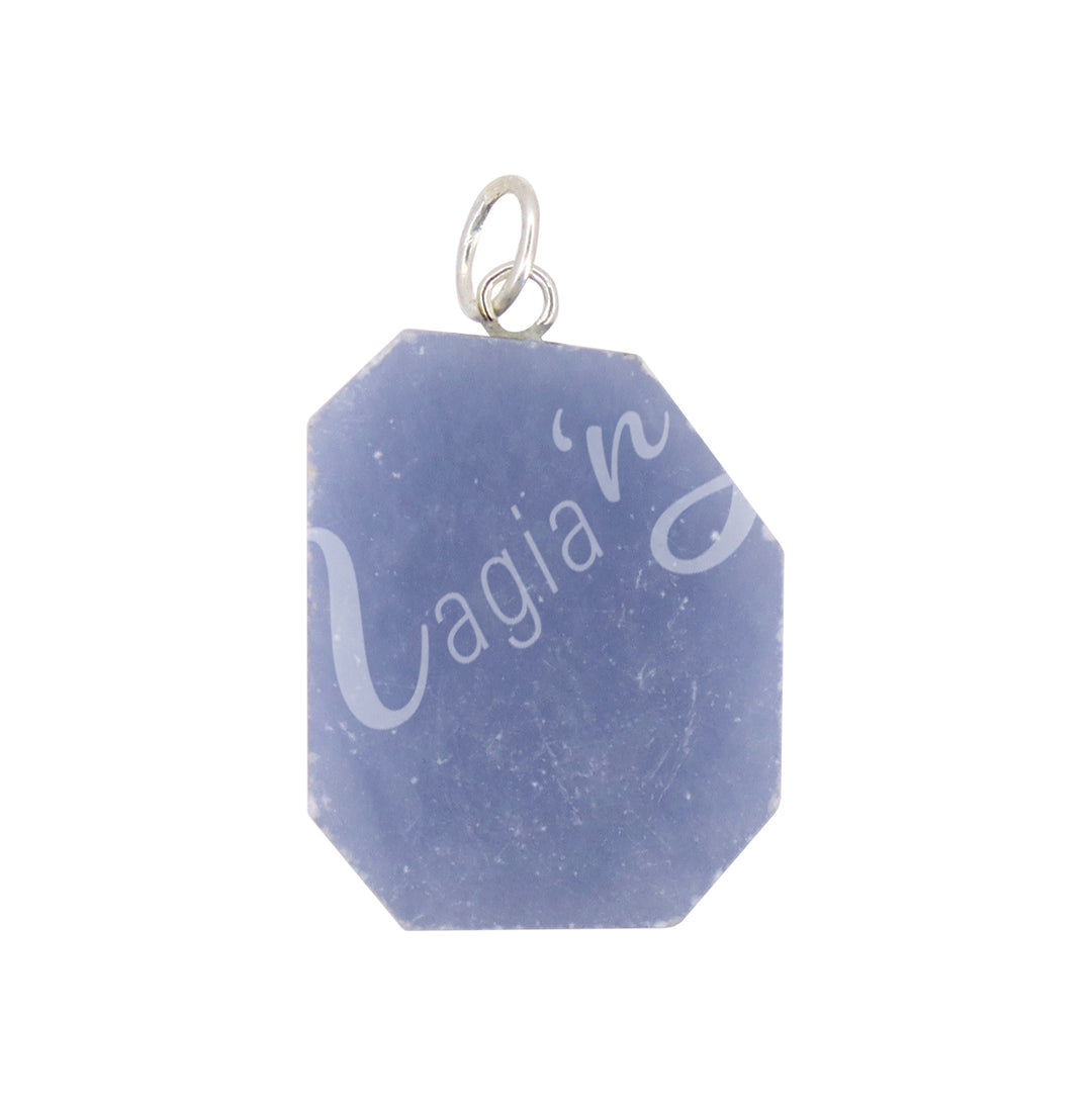 Pendant Slice Angelite 0.75-1″L