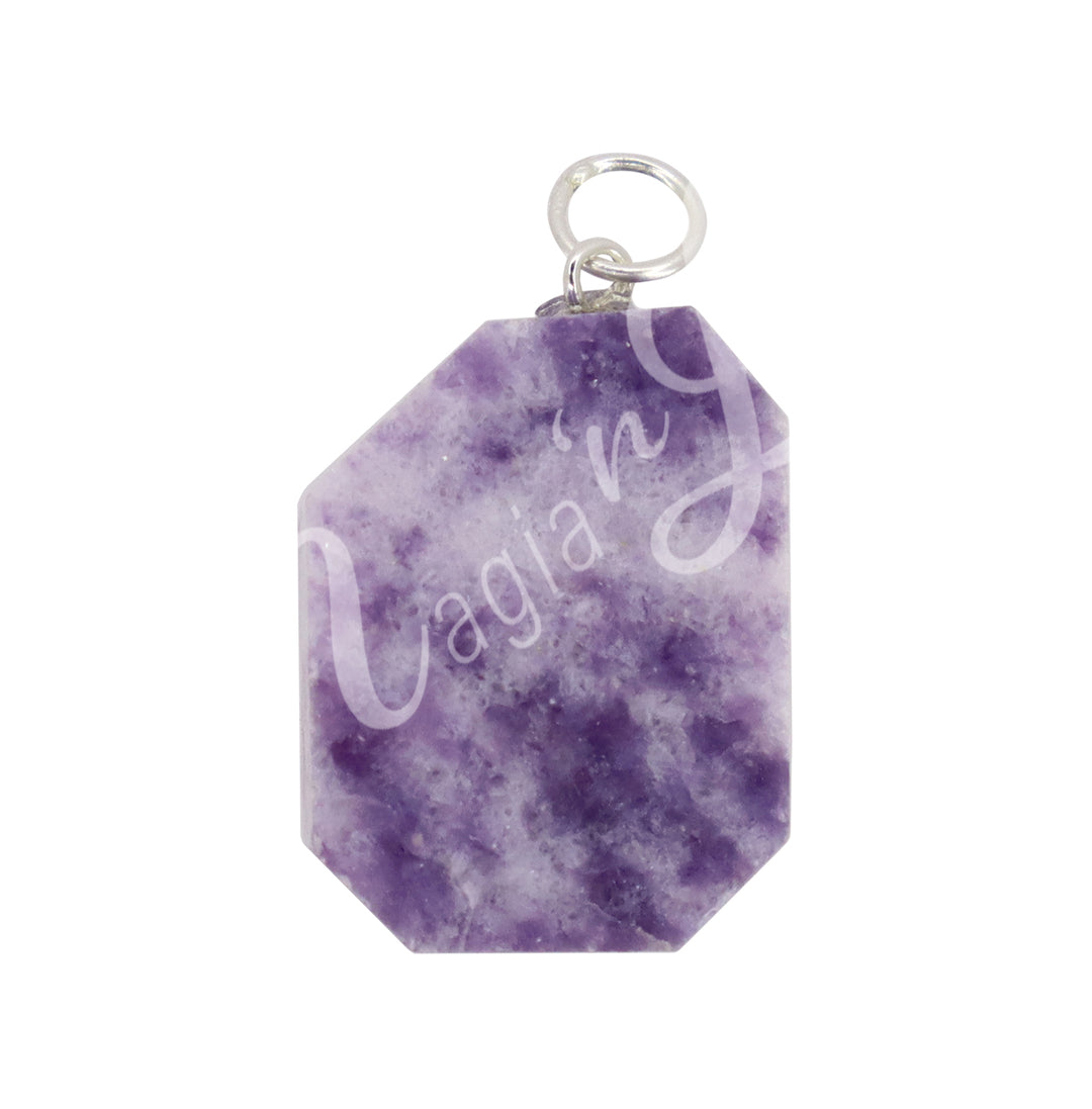 Pendant Slice Lepidolite 0.75-1″