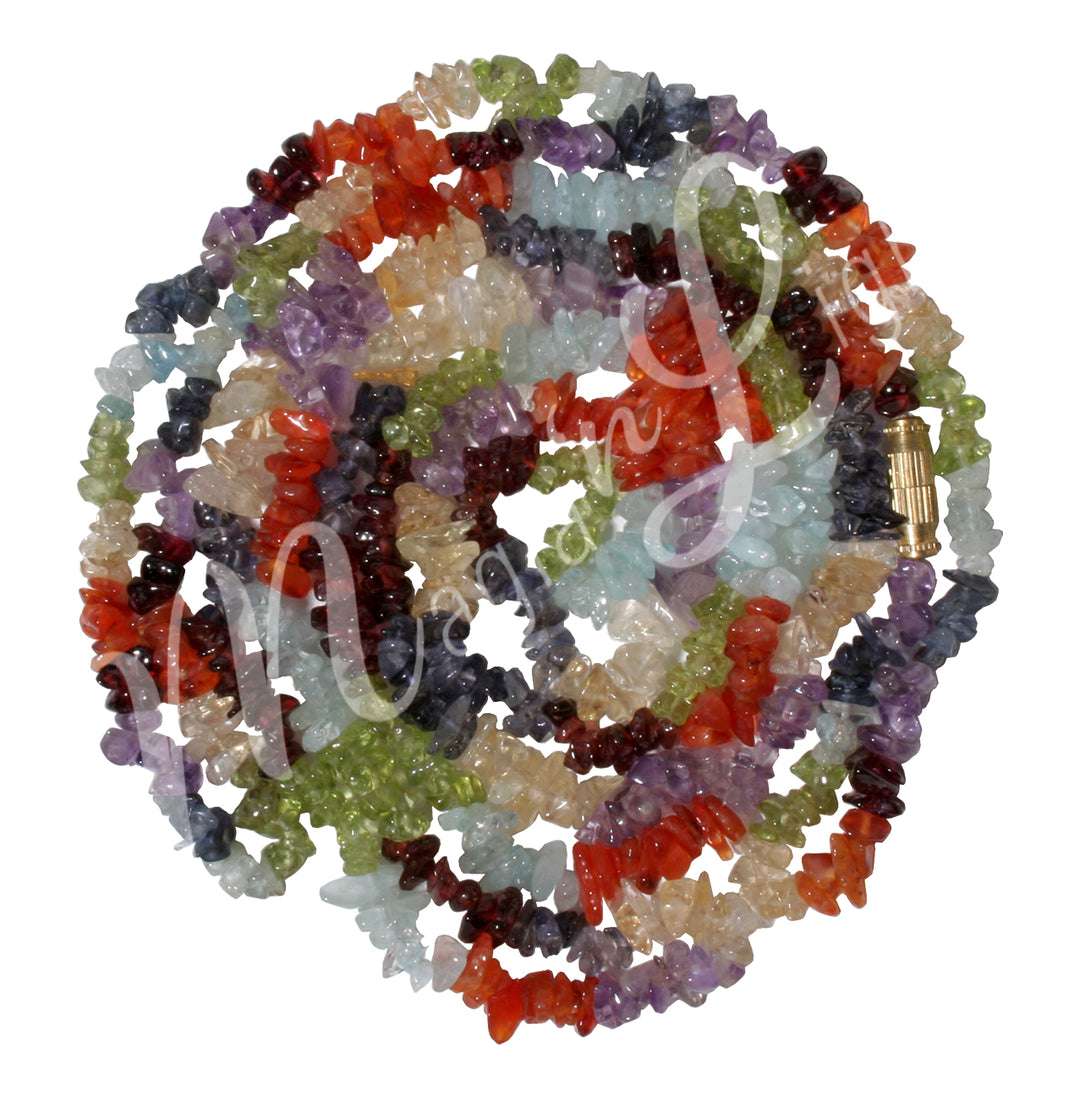 Collar de Chips Chakra 36″