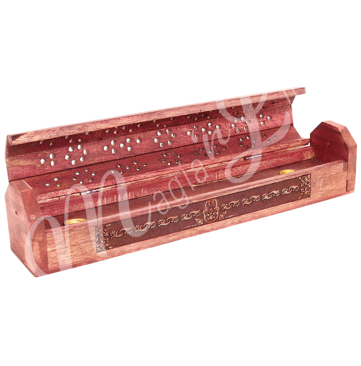 Incense Holder and Storage Box with Hand of Fatima