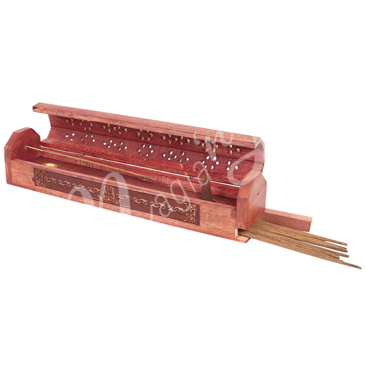 Incense Holder and Storage Box with Hand of Fatima