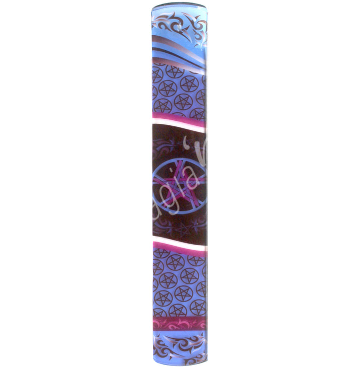 Incense Holder Glass Pentacle Print