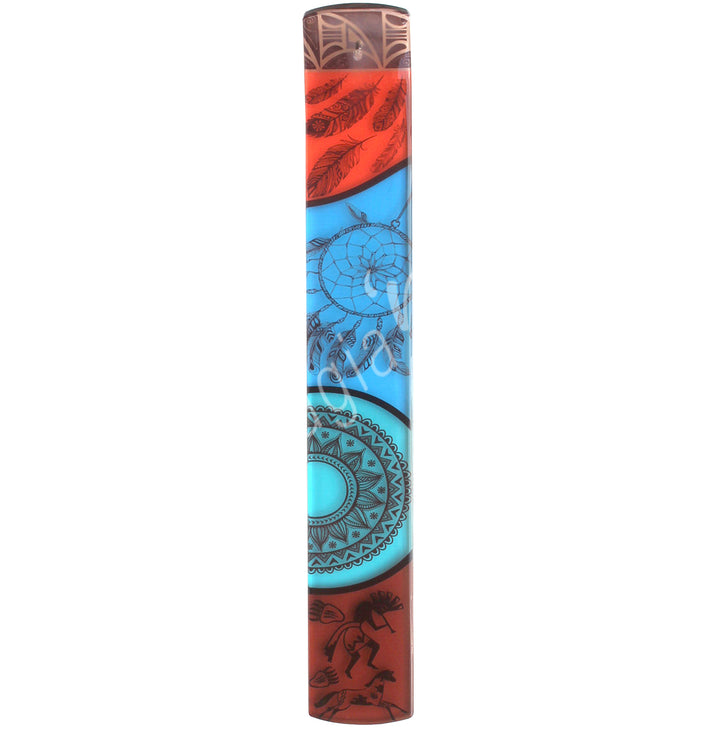 Incense Holder Glass Native Design Print
