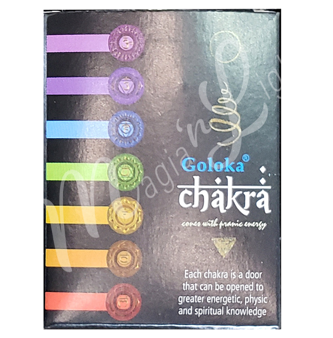 Goloka Incense Cones 7 Chakras