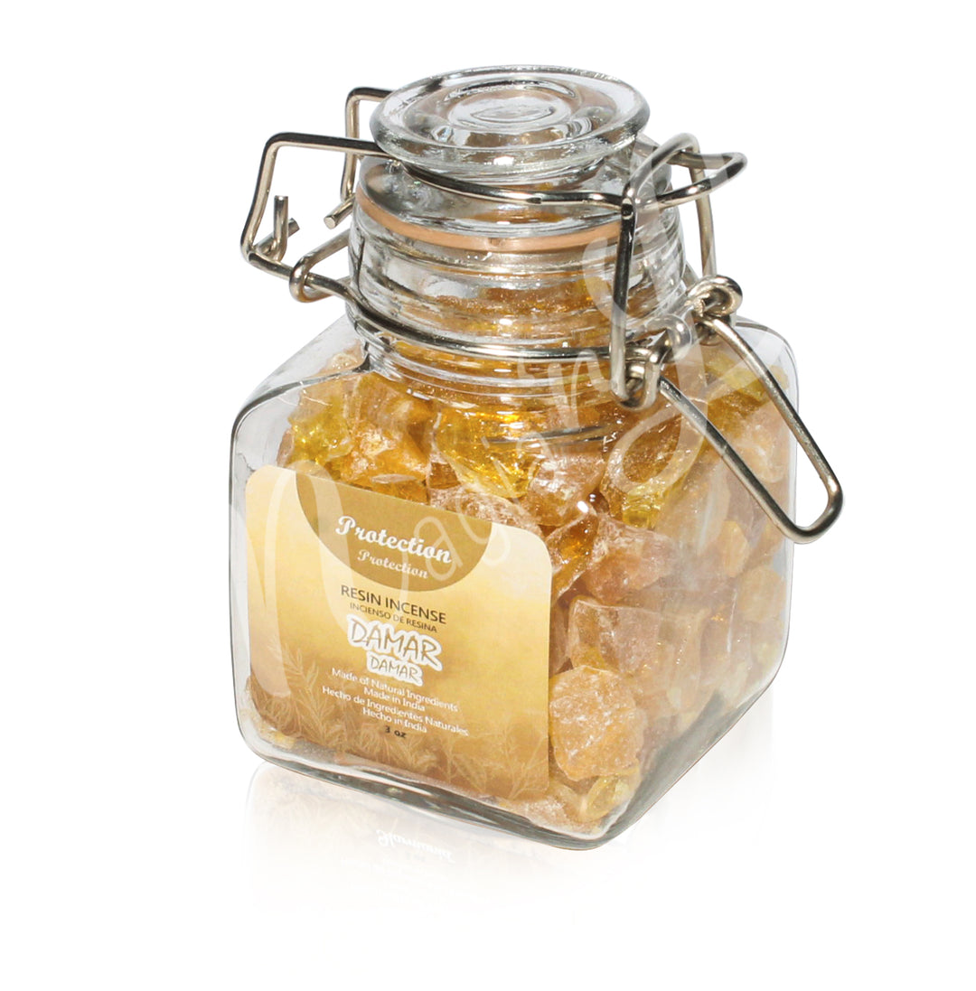 Resin Incense Jar Damar