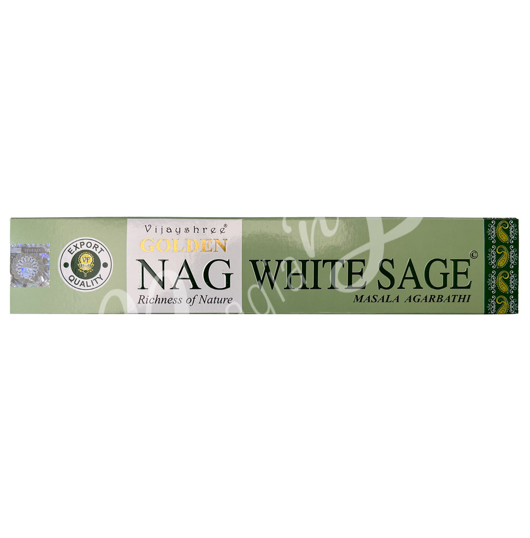 Golden Nag White Sage Incense