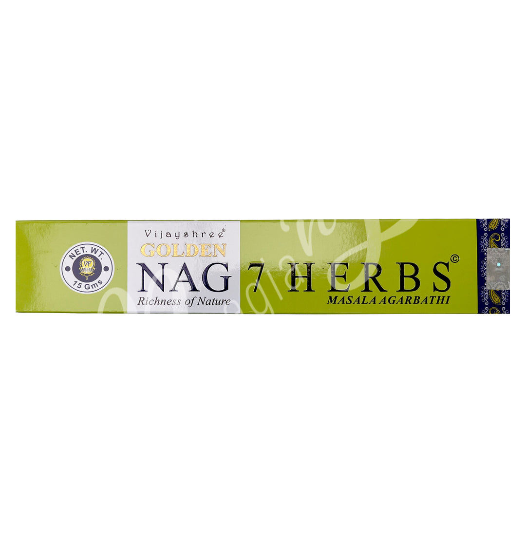 Golden Nag 7 Herbs Incense