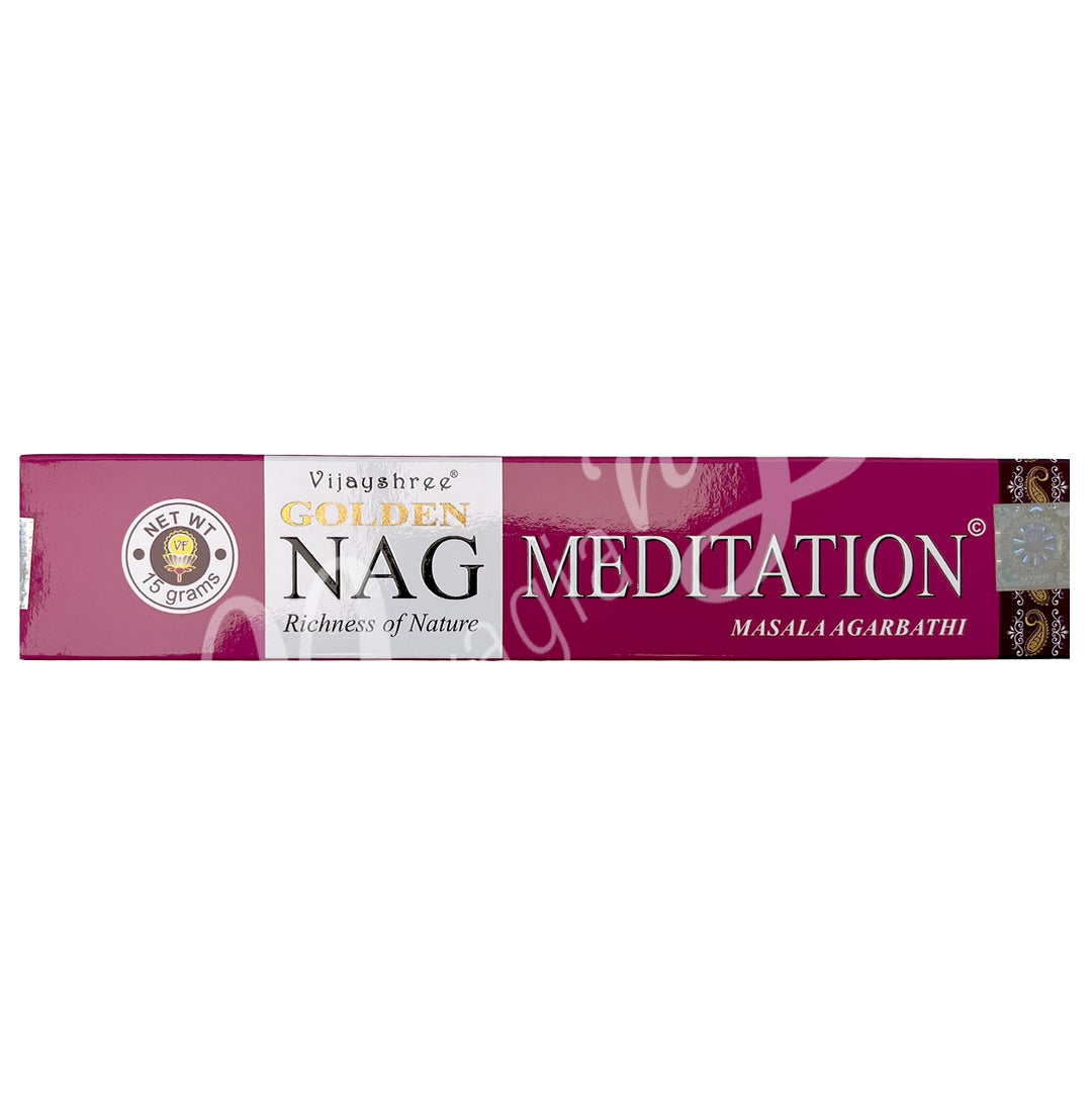 Golden Nag Meditation Incense