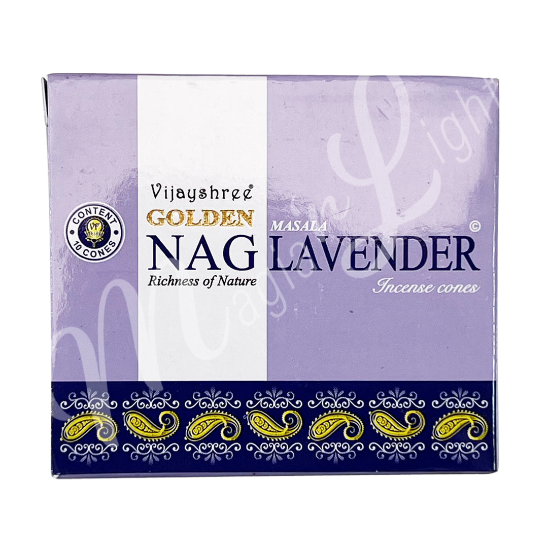 Golden Nag Lavender Incense Cone