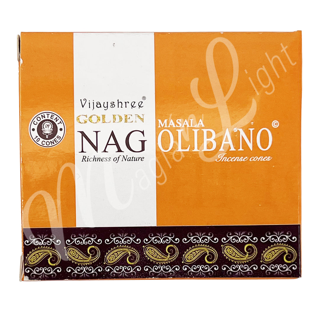 Golden Nag Olibanum Incense Cone