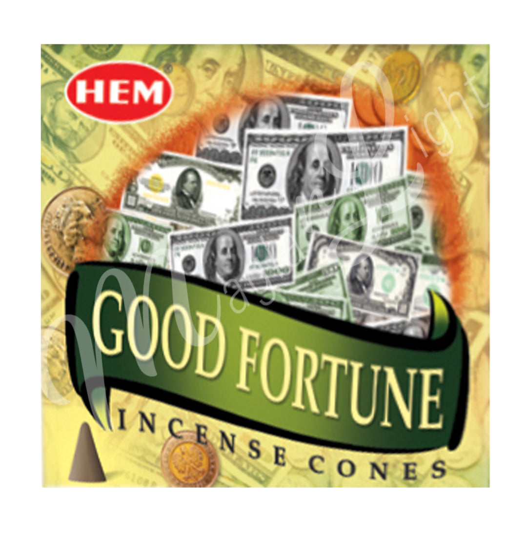 Hem Incense Cone Good Fortune