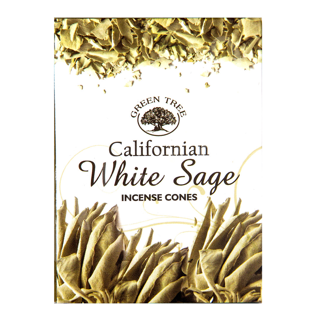 Green Tree California White Sage Incense Cone