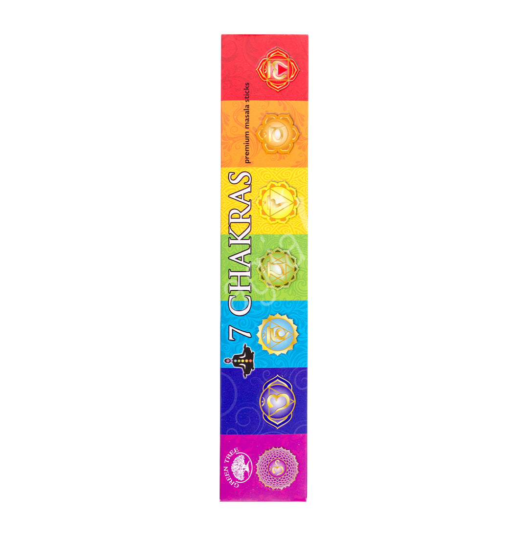 Green Tree Incense Stick 7 Chakras