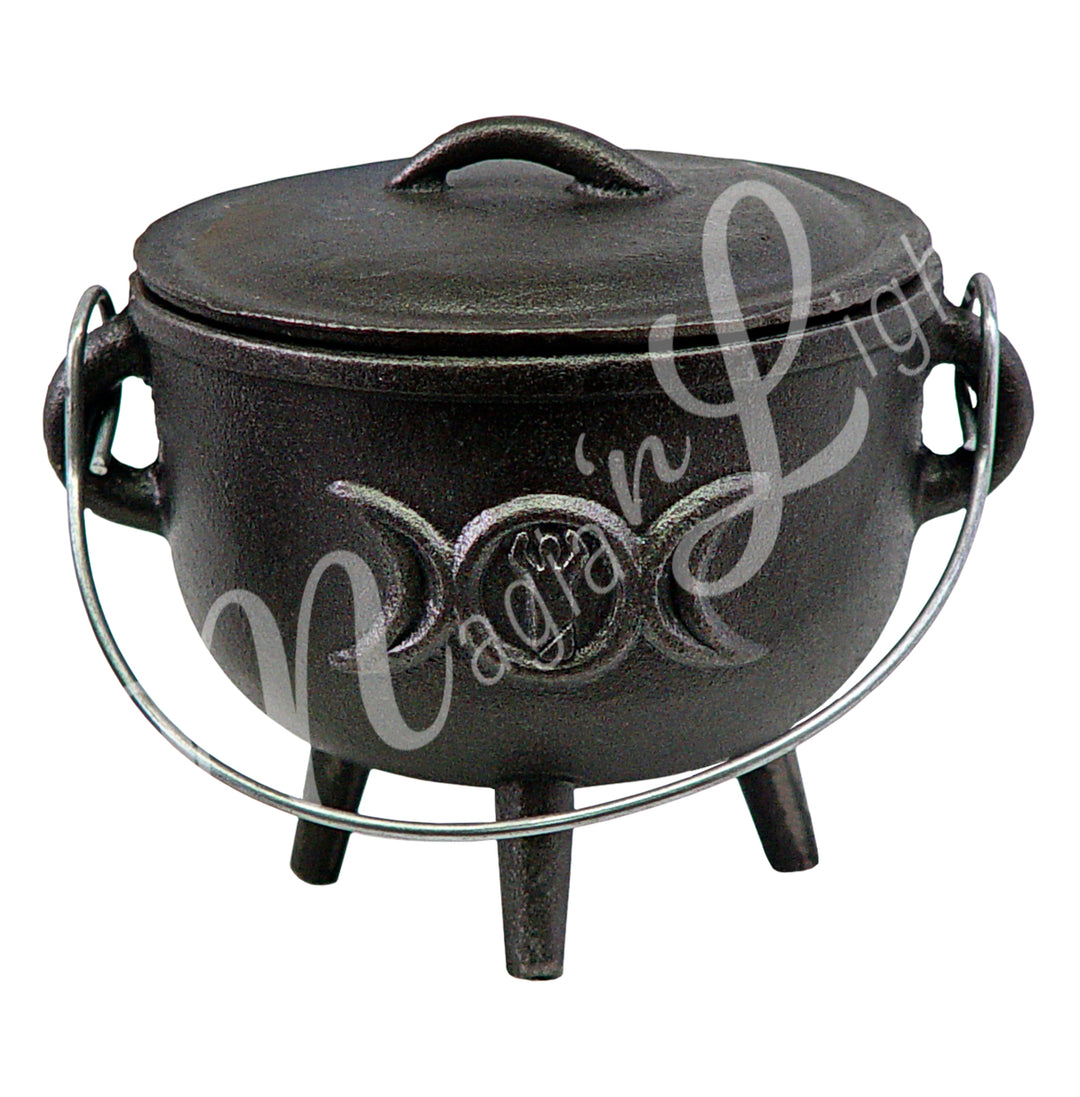 Cauldron Cast Iron Triple Moon 4.5"dia.