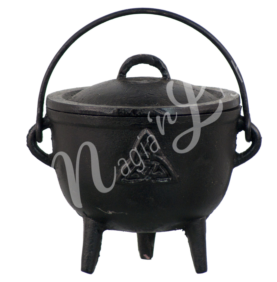 Cauldron Cast Iron Triquetra 4.5"dia.