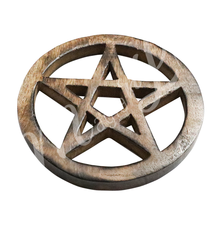 Wooden Pentacle, seen for an angle.