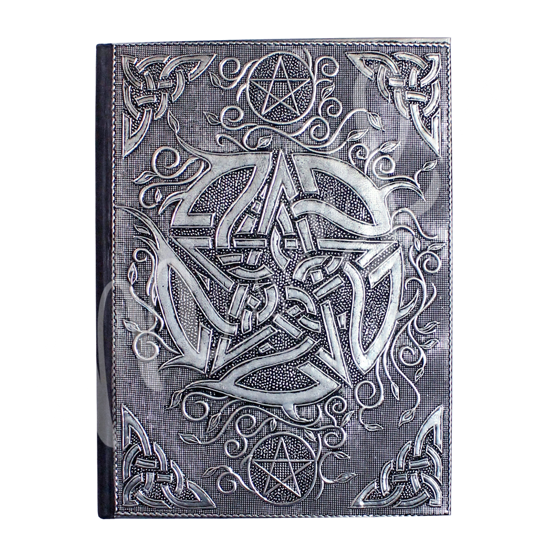 Diario con Cubierta Metálica Pentáculo 5x7"