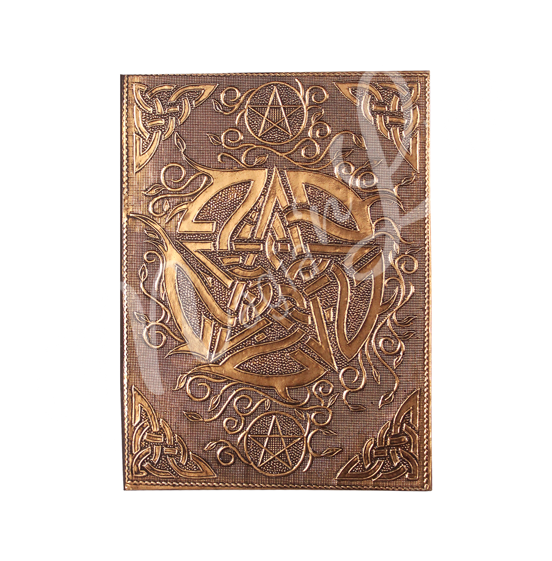 Diario Pentáculo Chapado en Cobre 5X7"