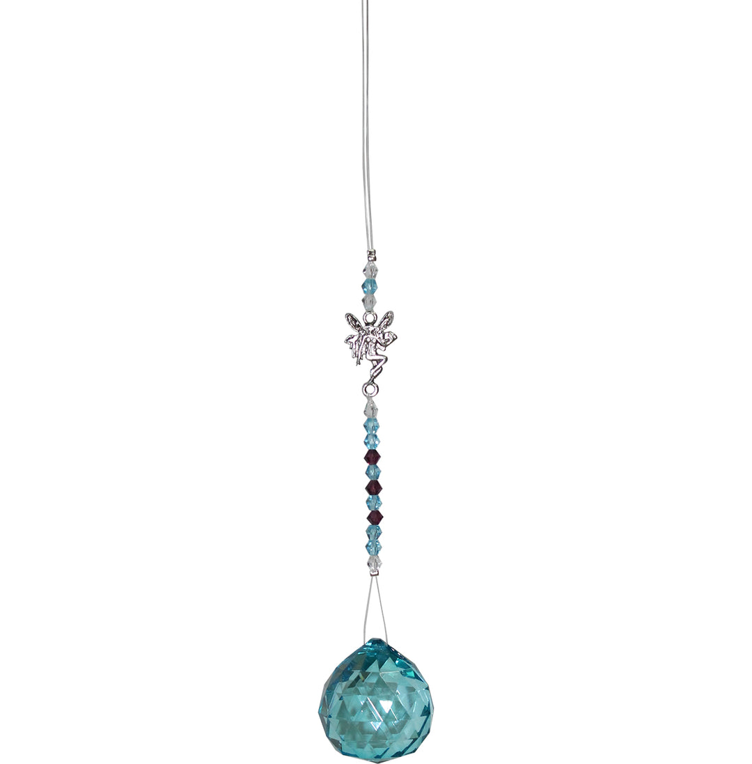 Hanging Fairy w Turquoise Crystal