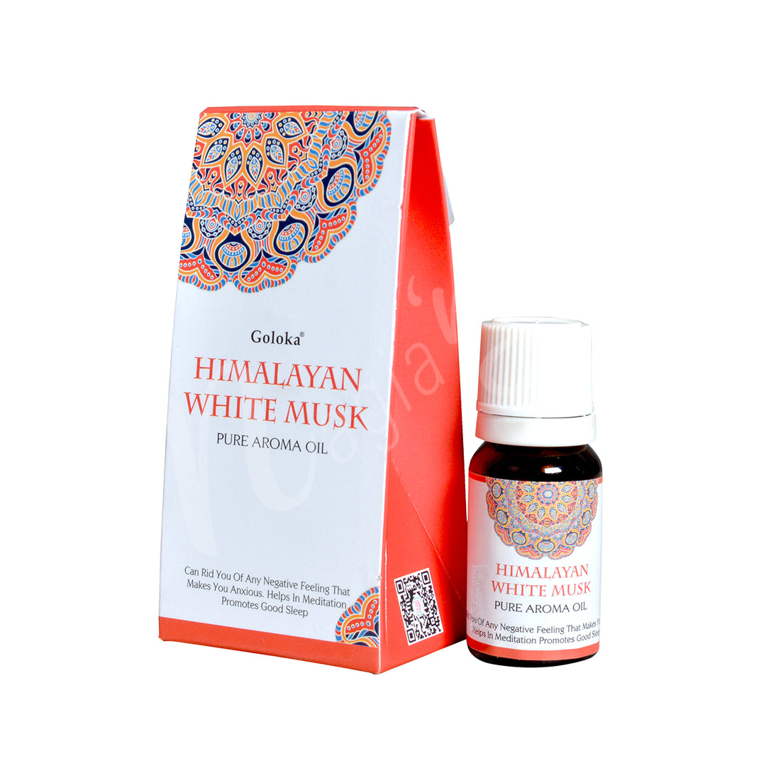 Goloka Aceite Aromático de Almizcle Blanco del Himalaya Puro