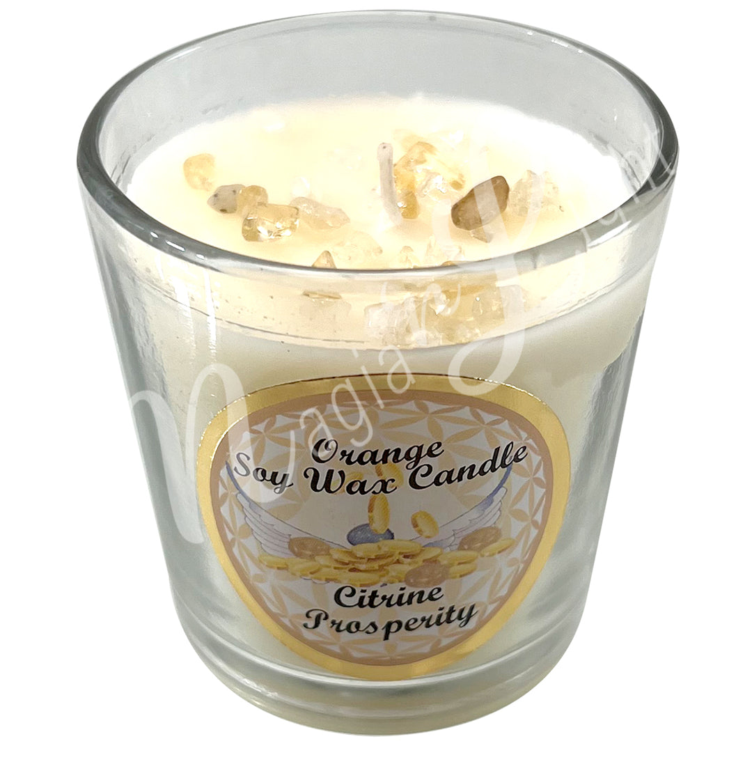 Votive Candle Orange for Prosperity