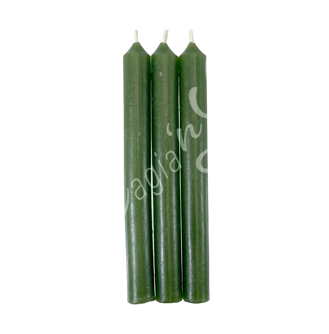 Mini Candle Unscented Green