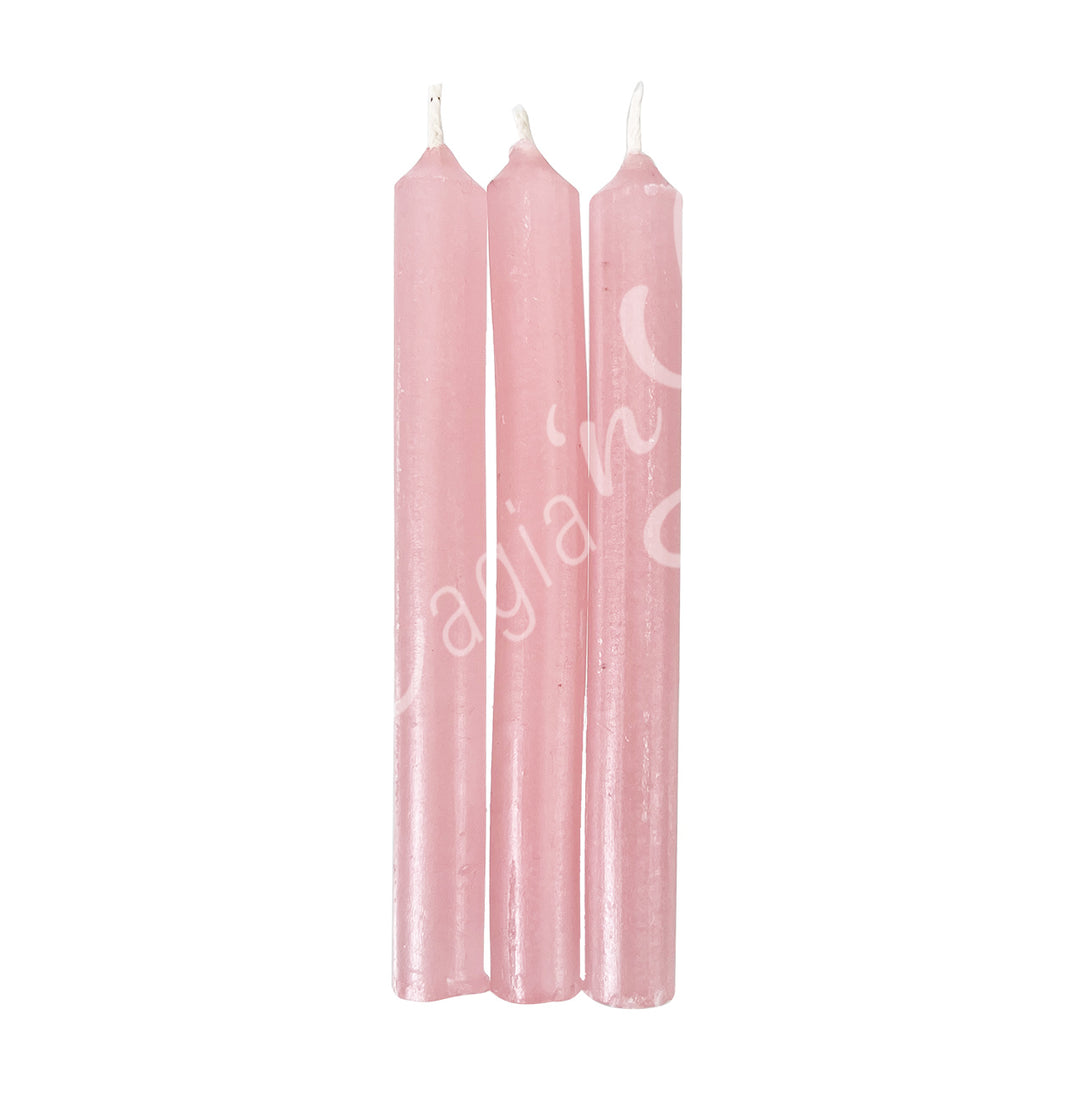 Mini Candle Unscented Pink