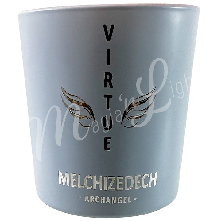 ARCHANGEL MELCHIZEDEK CANDLE YLANG YLANG FOR VIRTUE 2.75"DIA X 3"