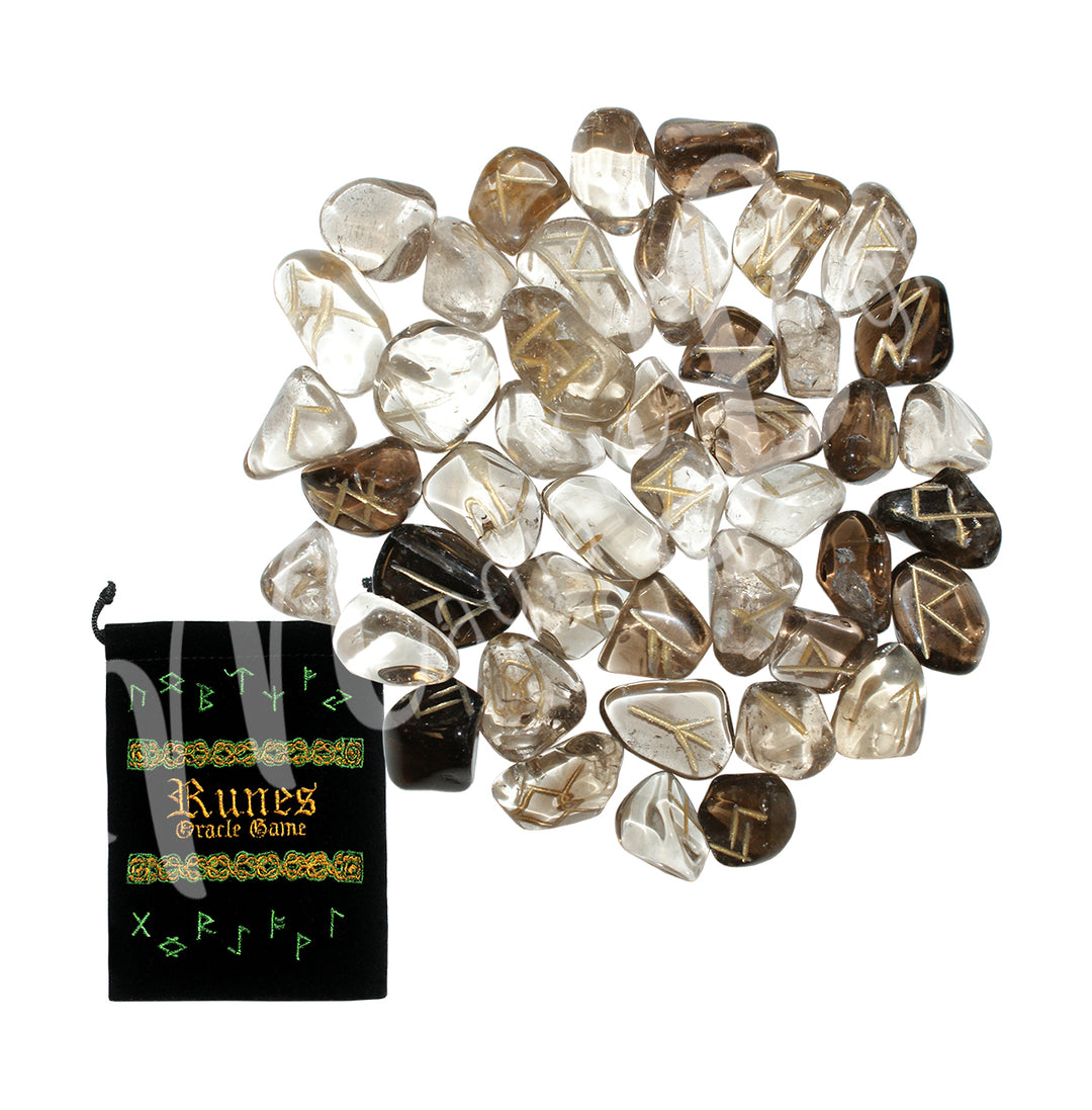 Rune Set Smoky Quartz