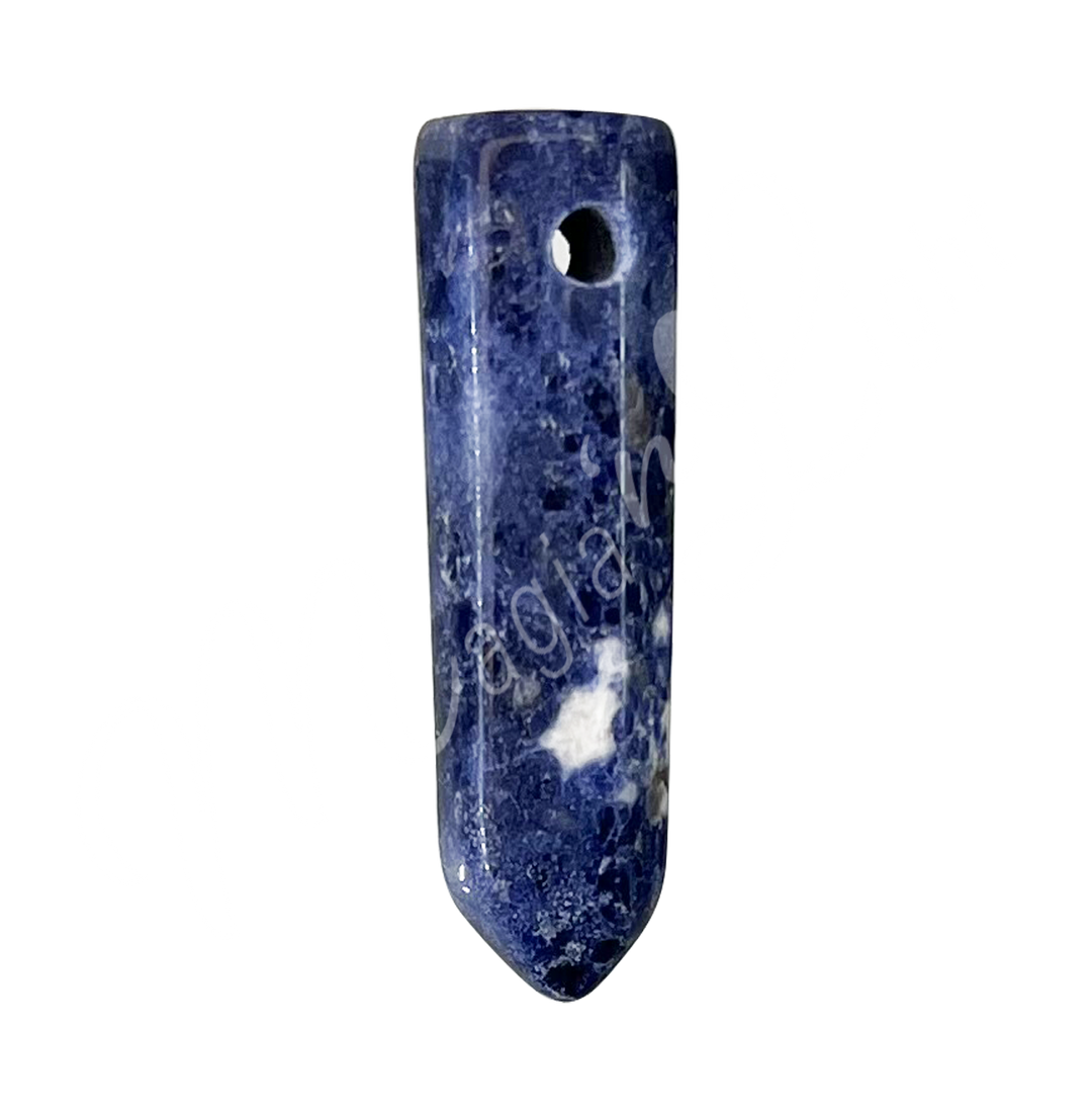 Pendant Point Sodalite 6 Sides 1.25″