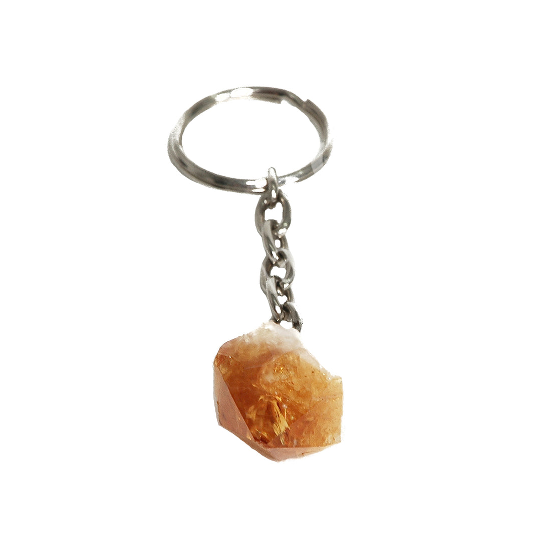 Llavero de Punta de Citrina 1-1,5"