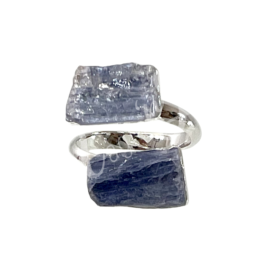 Anillo de Cianita Ajustable