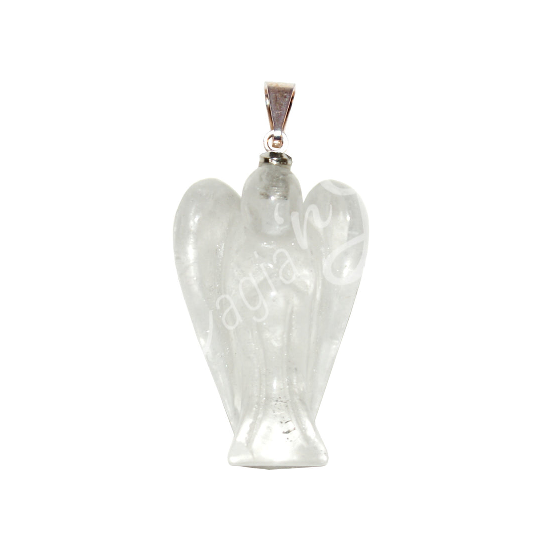 Pendant Angel Crystal Quartz 1.25″