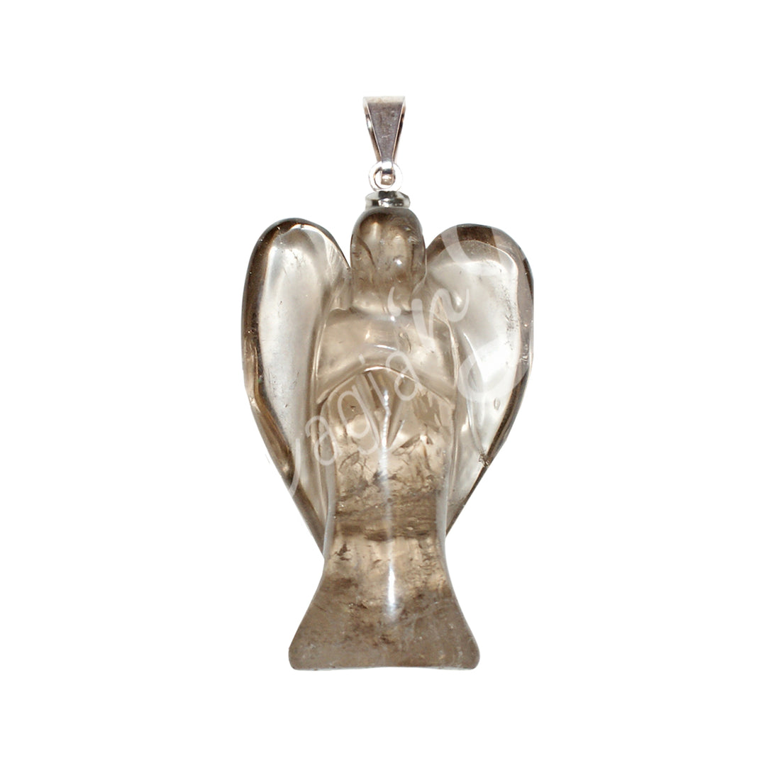 Pendant Angel Smoky Quartz 1.25″