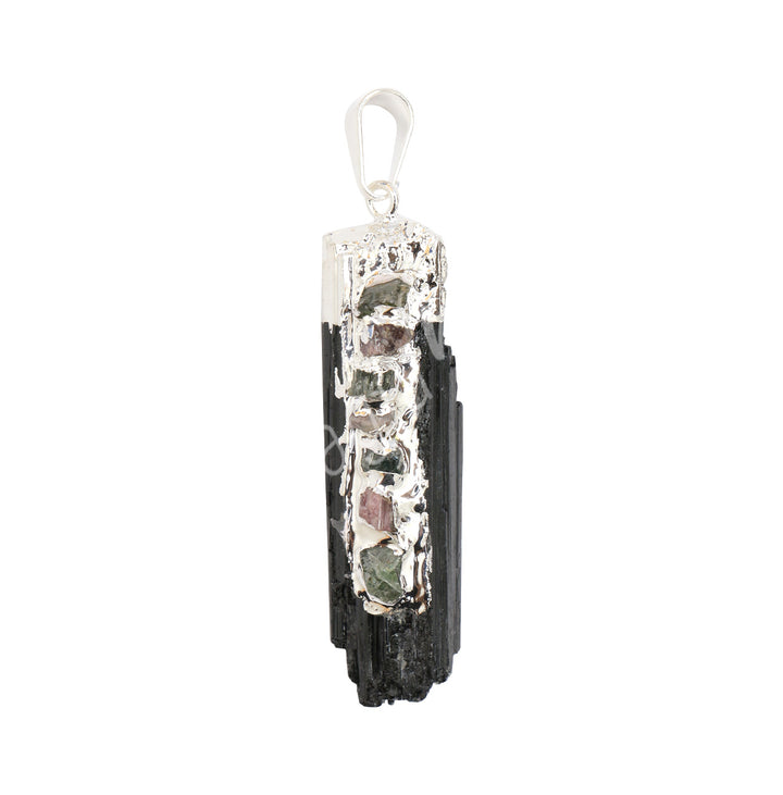 Colgante Turmalina Negra en Bruto 2″