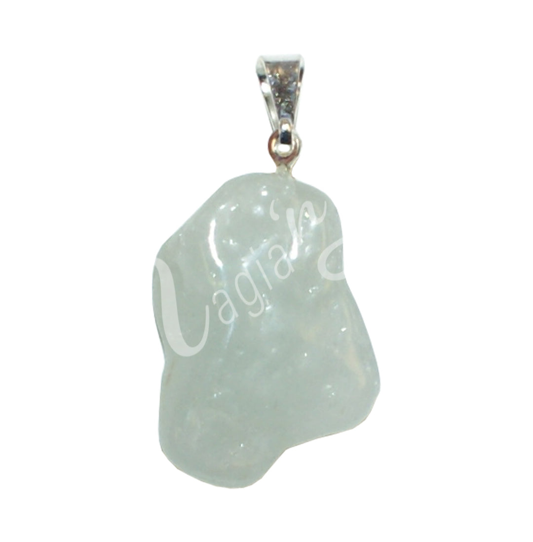 Pendant Tumbled Stone Aquamarine 1.25-1.75″