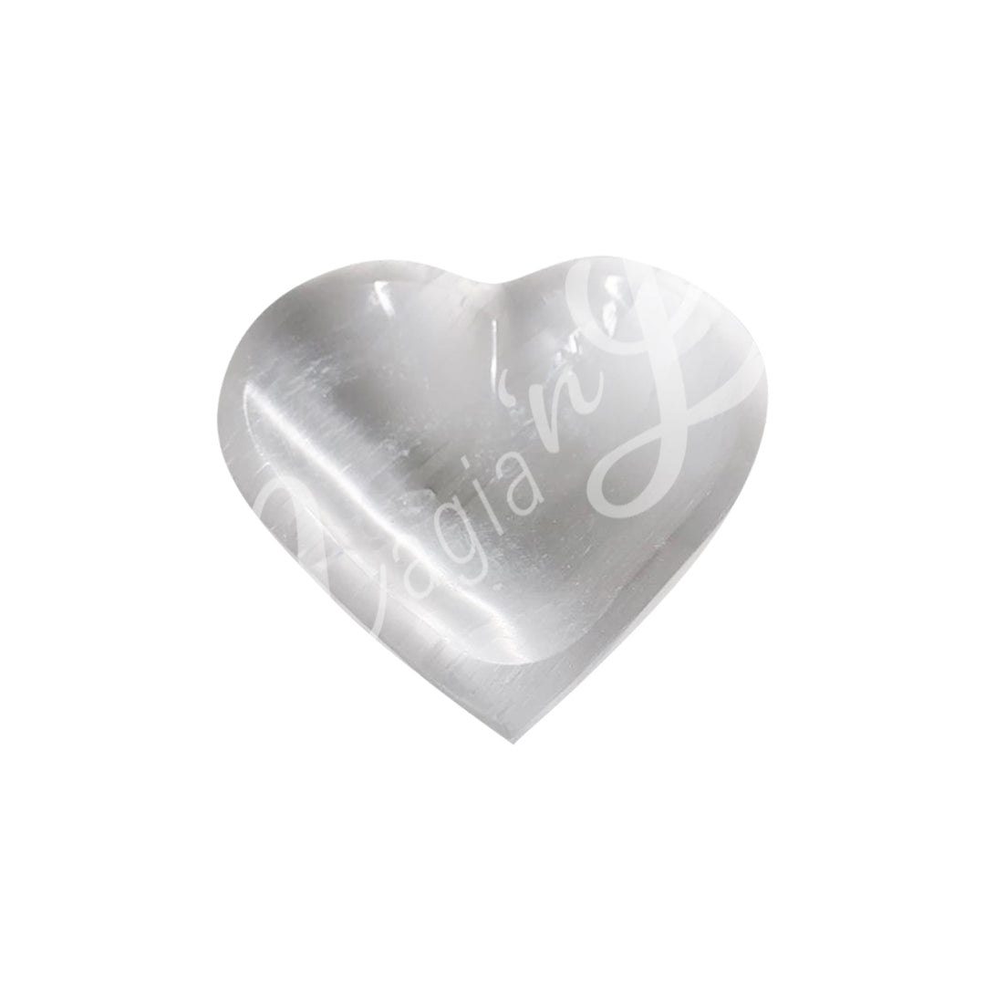 Bowl Selenite Heart 3.5″