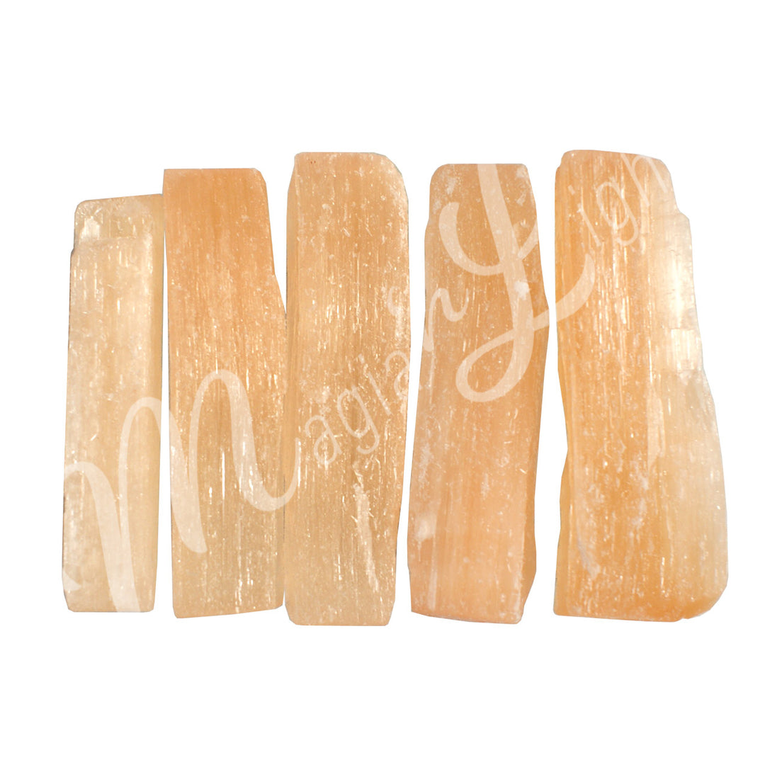 Rough Orange Selenite Sticks